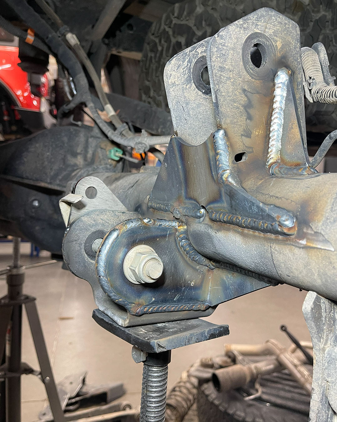 Foutz Motorsports Rear Axle Gusset Kit 2021-2023 Ford F-150 Raptor 2023 Ford F-150 Raptor R