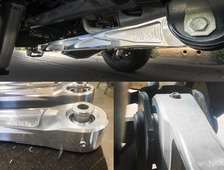 Foutz Motorsports Billet Aluminum Rear Lower Suspension Arms with Ultra-Flex Joints 2021-2024 Ford F-150 Raptor 2023-2024 Ford F-150 Raptor R