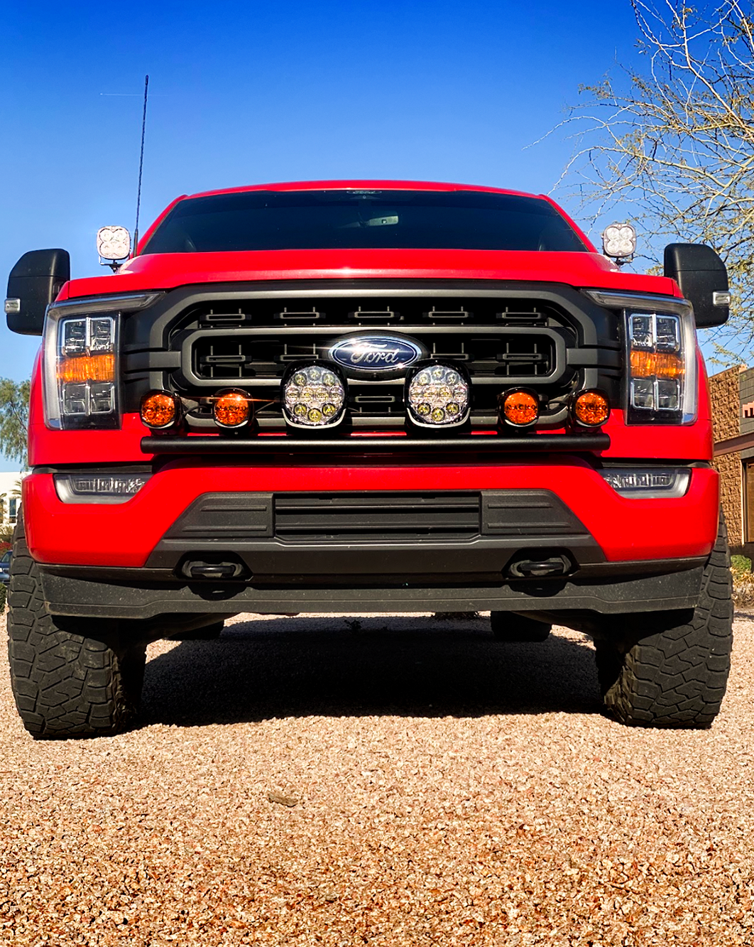 Foutz Motorsports Front Light Mount for Stock Bumper 2021-2023 Ford F-150