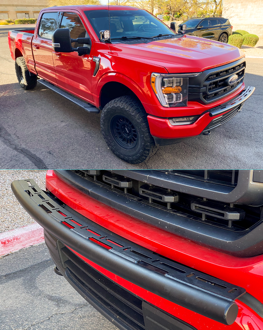 Foutz Motorsports Front Light Mount for Stock Bumper 2021-2023 Ford F-150