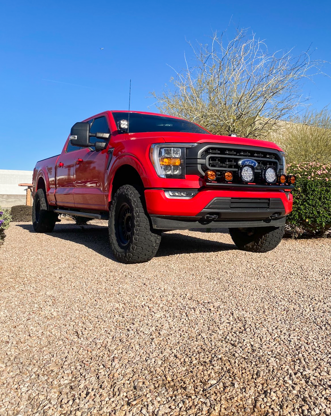 Foutz Motorsports Front Light Mount for Stock Bumper 2021-2023 Ford F-150