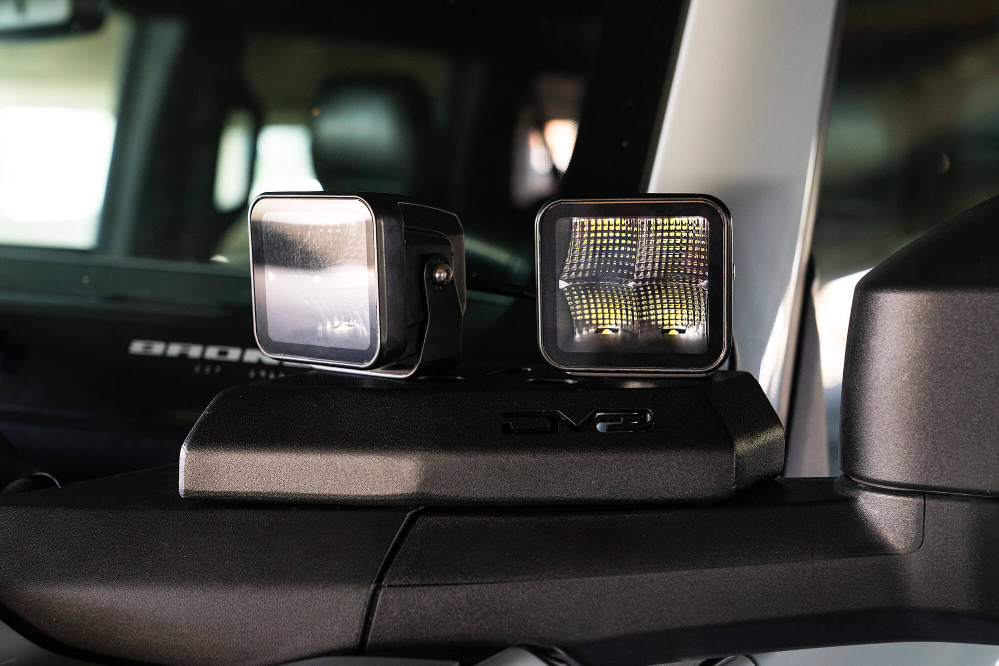2021-22 Ford Bronco A-Pillar Pod Light Mounts - Apollo Off-Road