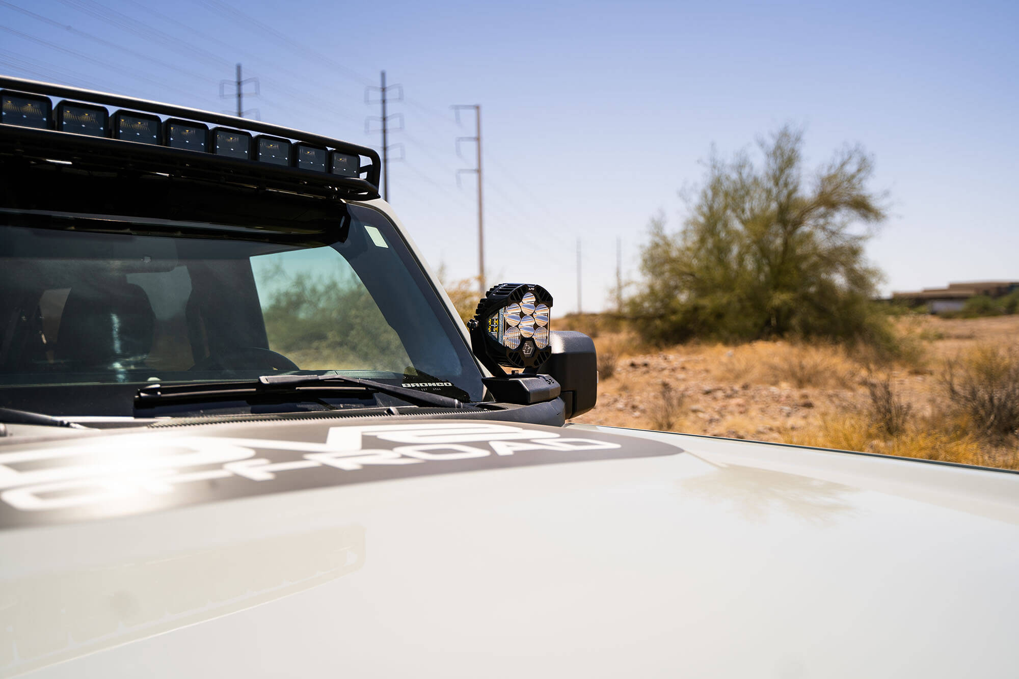 2021-22 Ford Bronco A-Pillar Pod Light Mounts - Apollo Off-Road