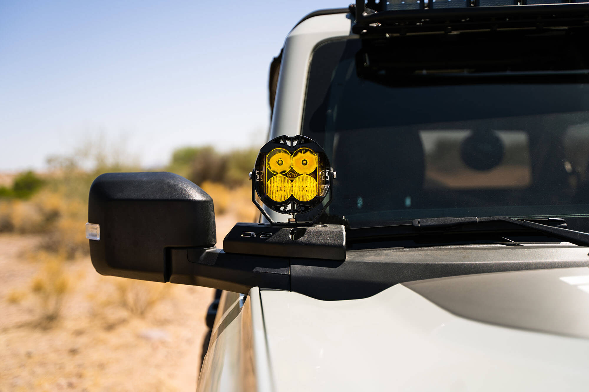 2021-22 Ford Bronco A-Pillar Pod Light Mounts - Apollo Off-Road