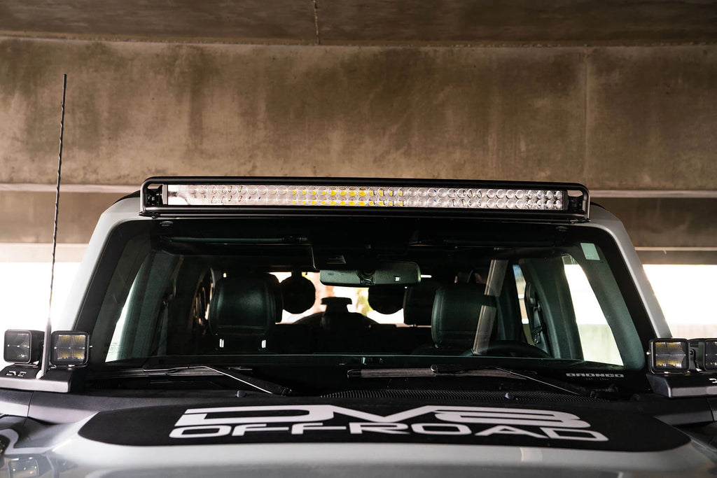 2021-22 Ford Bronco - Curved Light Bracket for 12 3-Inch Pod Lights - Apollo Off-Road
