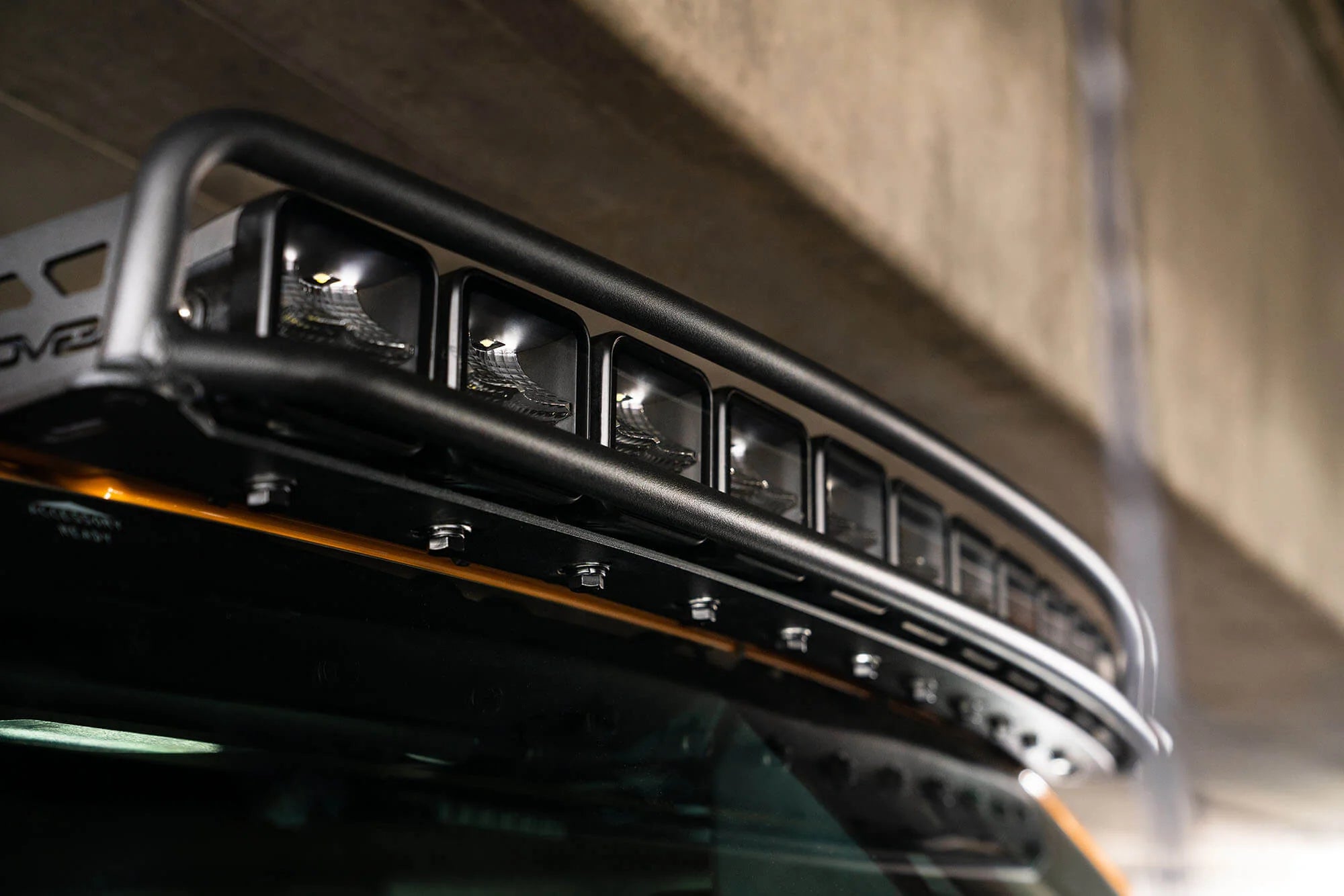 2021-22 Ford Bronco - Curved Light Bracket for 12 3-Inch Pod Lights - Apollo Off-Road