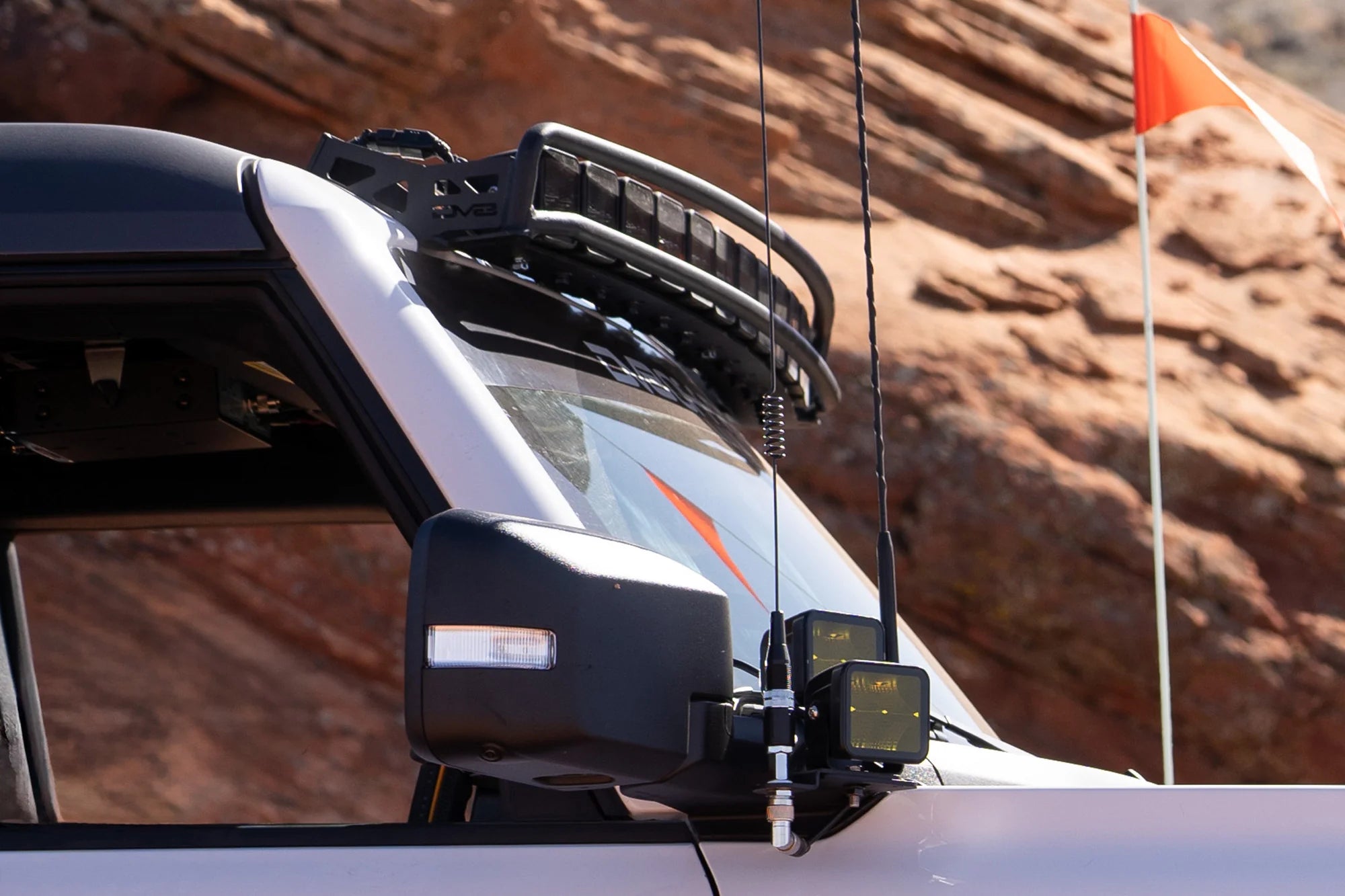 2021-22 Ford Bronco - Curved Light Bracket for 12 3-Inch Pod Lights - Apollo Off-Road
