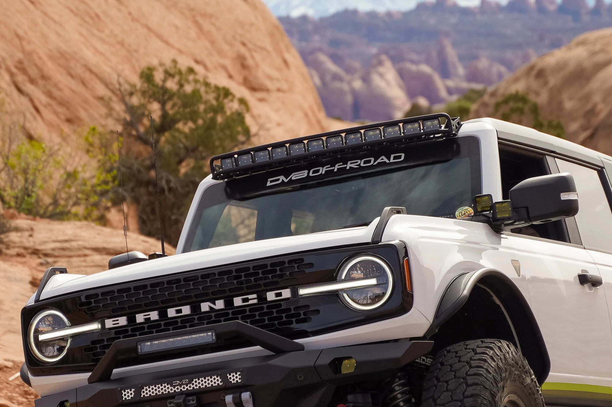 2021-22 Ford Bronco - Curved Light Bracket for 12 3-Inch Pod Lights - Apollo Off-Road