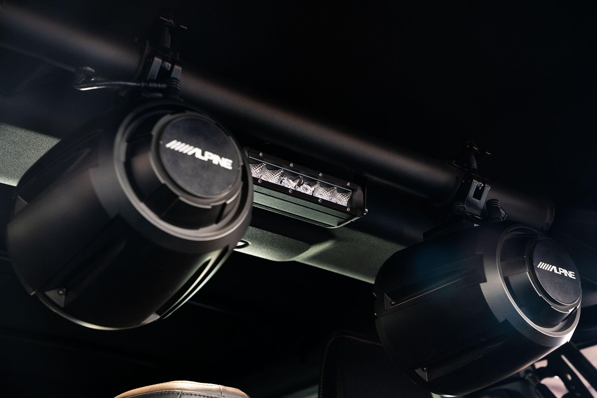 2021-22 Ford Bronco Rear Speaker & Light Mount Bar - Apollo Off-Road