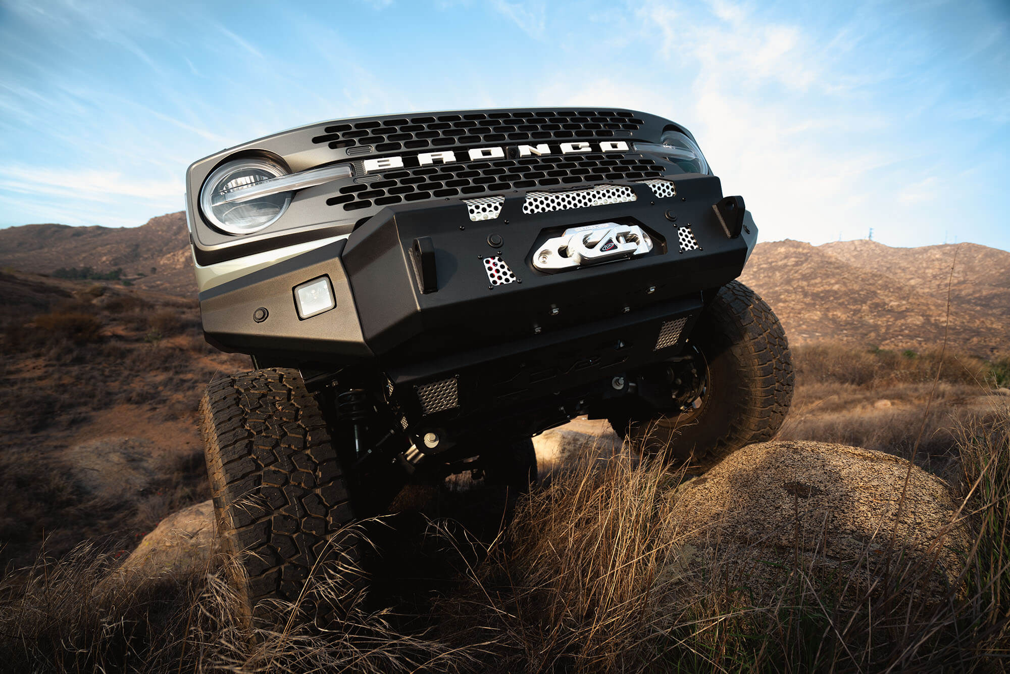 2021-22 Ford Bronco; Steel Front Skid Plate - Apollo Off-Road