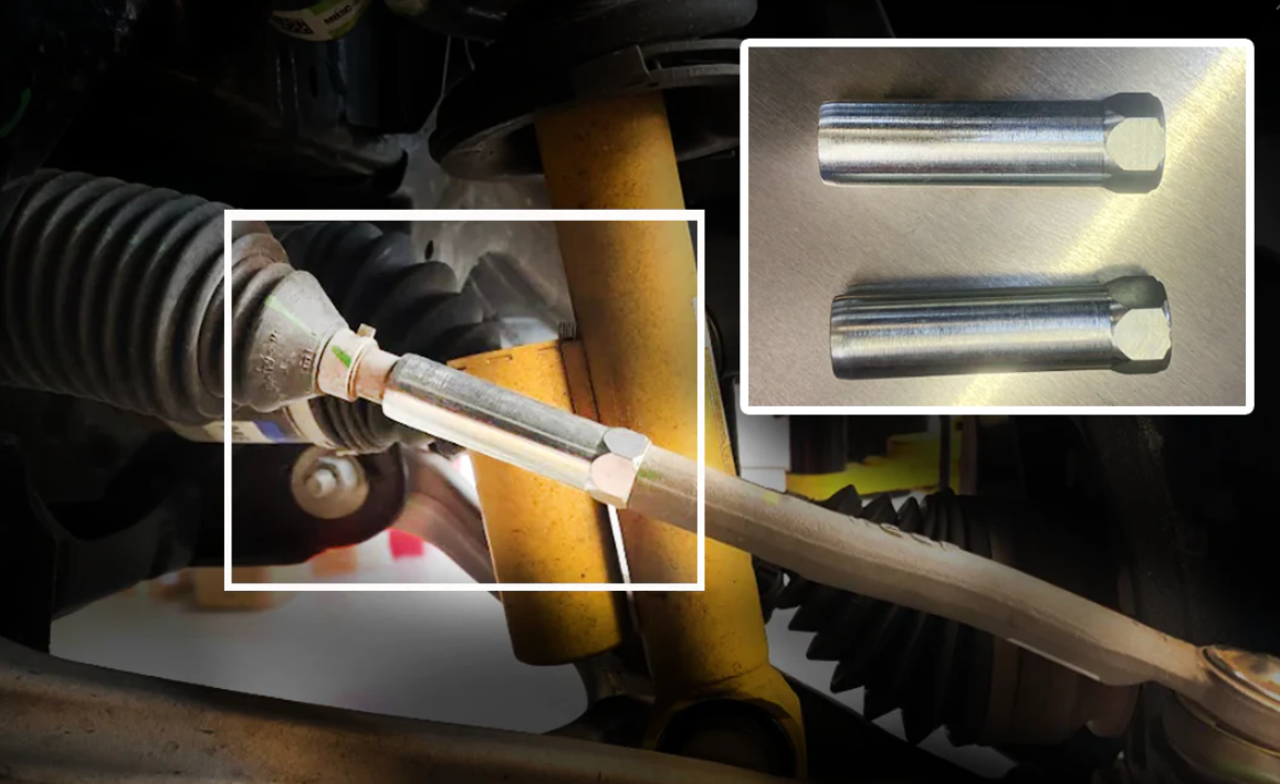 Foutz Motorsports HOSS Tie Rod Support Sleeve - 16mm 2021-2026 Ford Bronco