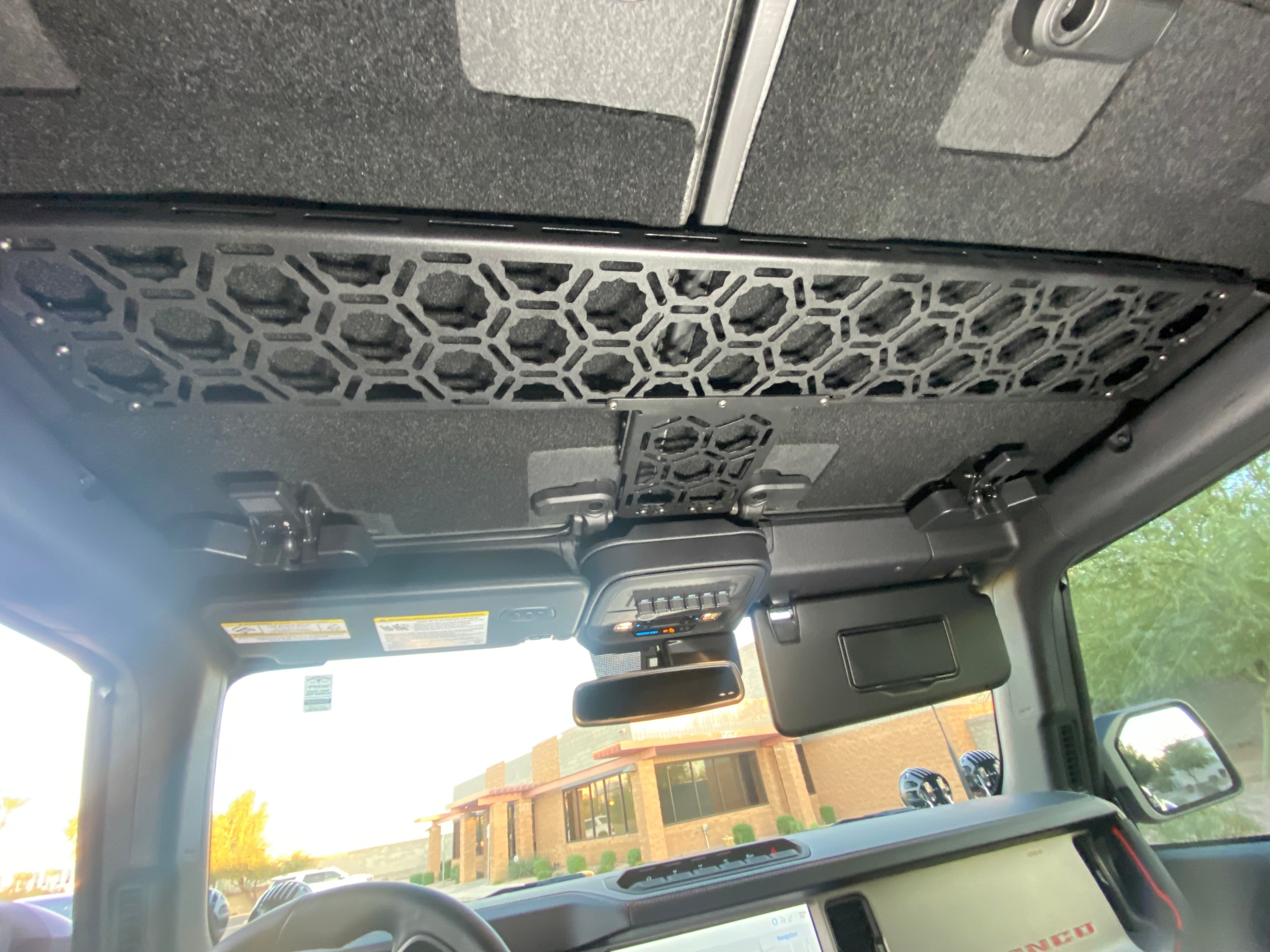 Foutz Motorsports Inside Roof Mount (across front seats with short front panel) by Adapt-A-Panel 2022-2026 Ford Bronco Raptor