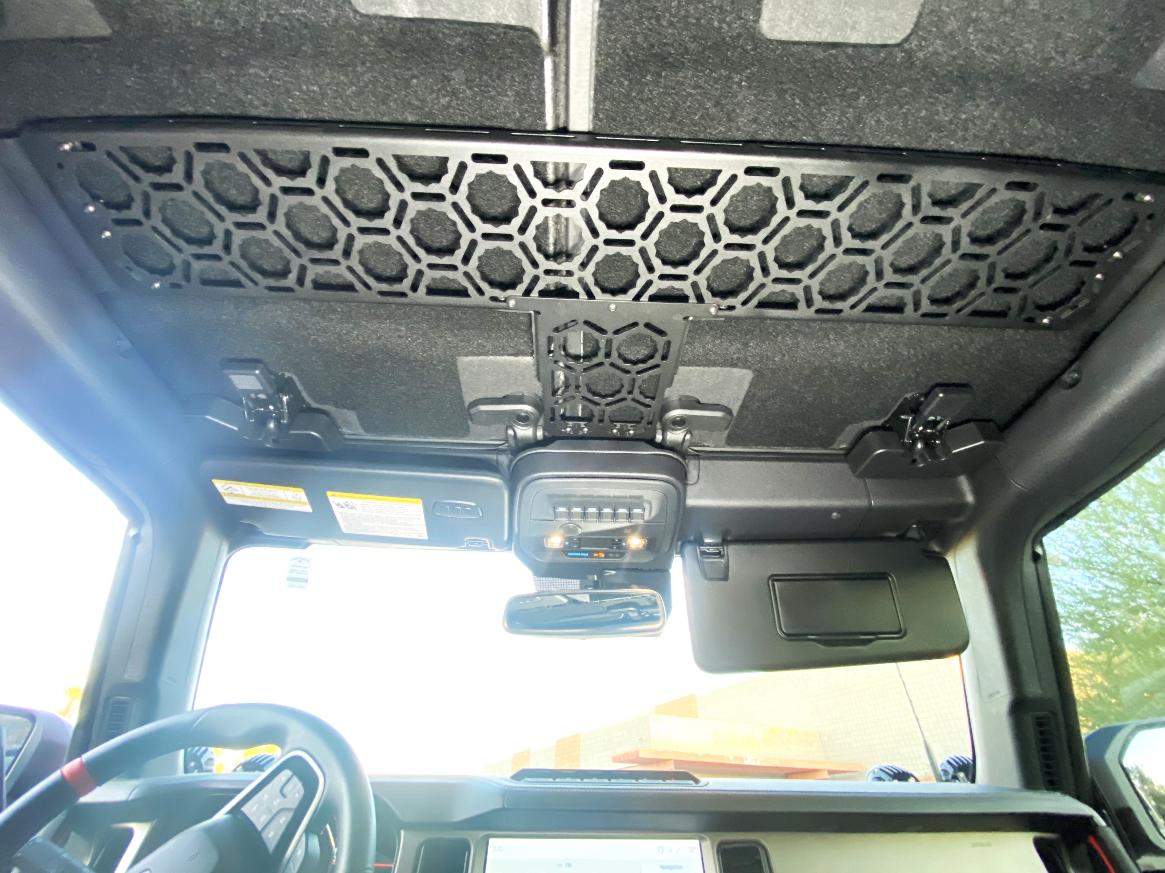 Foutz Motorsports Inside Roof Mount (across front seats with short front panel) by Adapt-A-Panel 2022-2026 Ford Bronco Raptor
