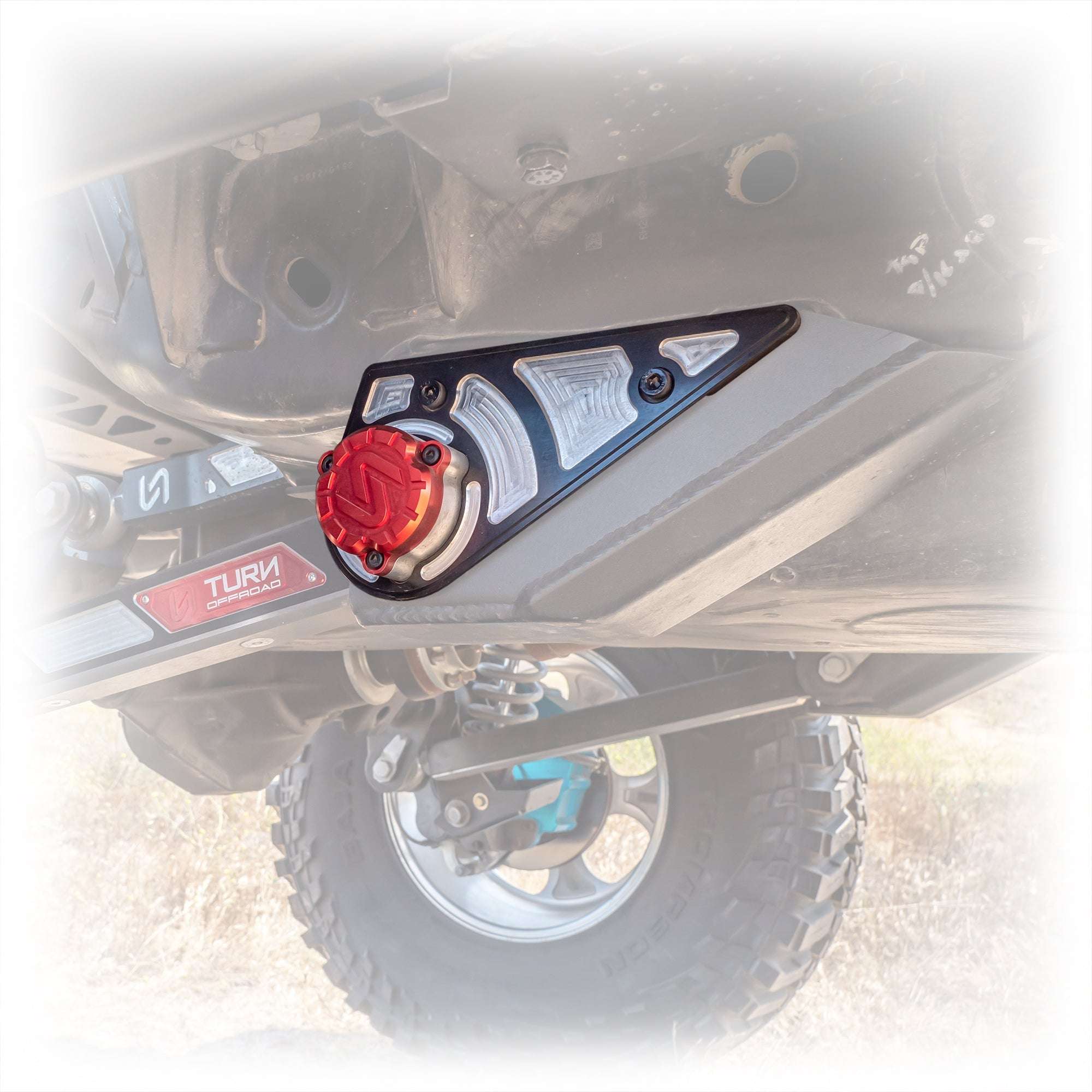 Billet Lower Control Arm Mount Covers for Ford Bronco