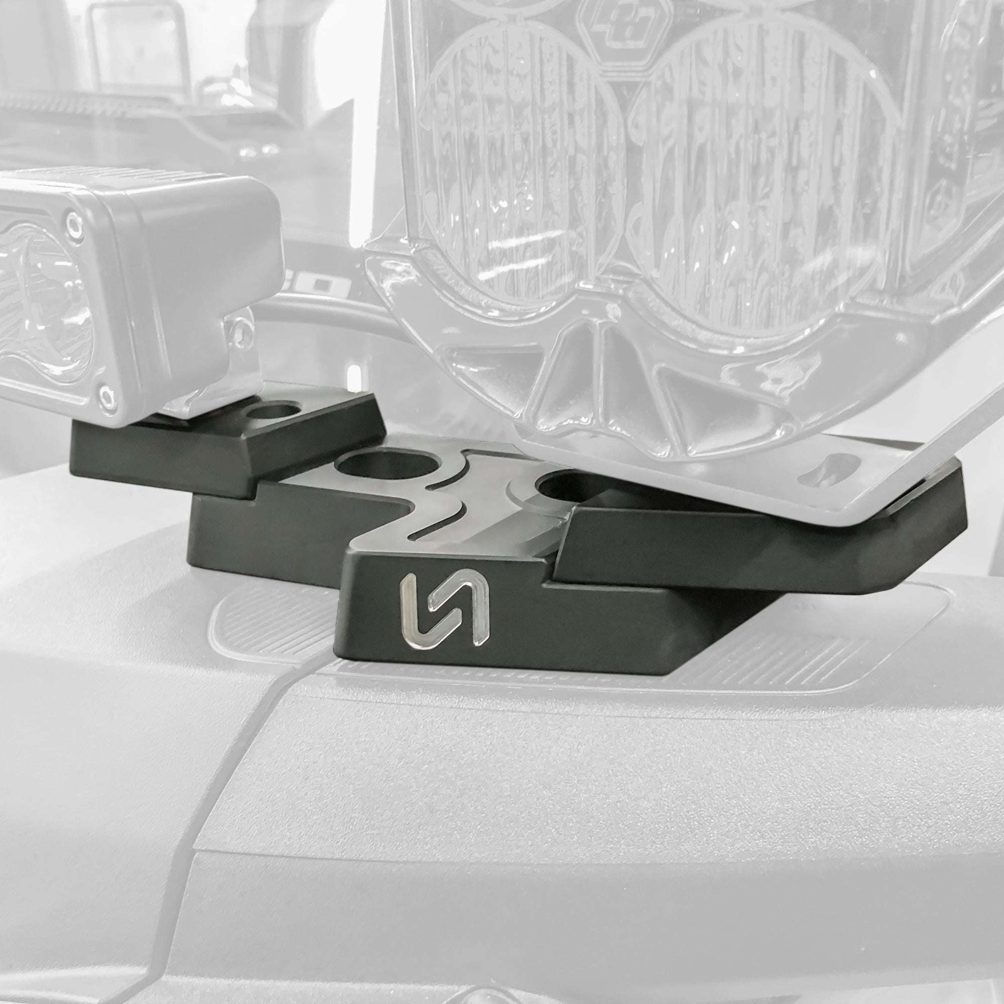 Billet Mirror Light Mounts for Ford Bronco