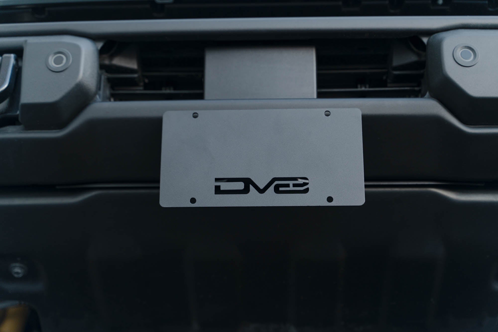 2021+ Ford Bronco Capable Front Bumper License Plate Mount - Apollo Off-Road