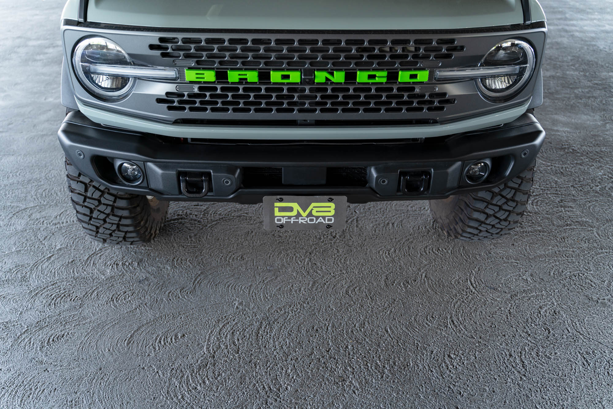 2021+ Ford Bronco Capable Front Bumper License Plate Mount - Apollo Off-Road