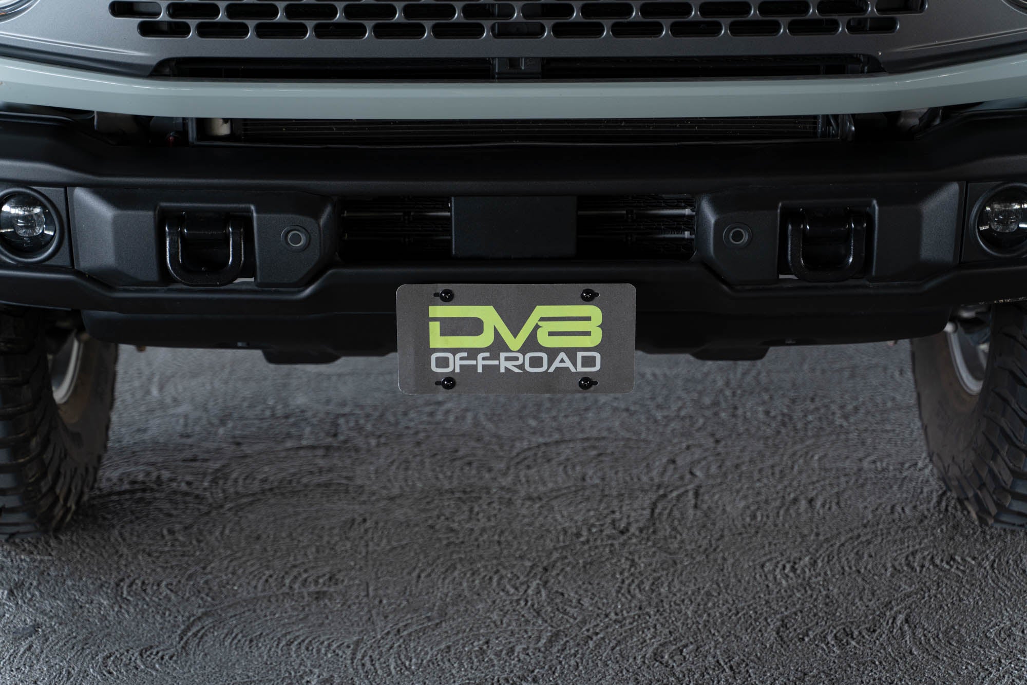 2021+ Ford Bronco Capable Front Bumper License Plate Mount - Apollo Off-Road