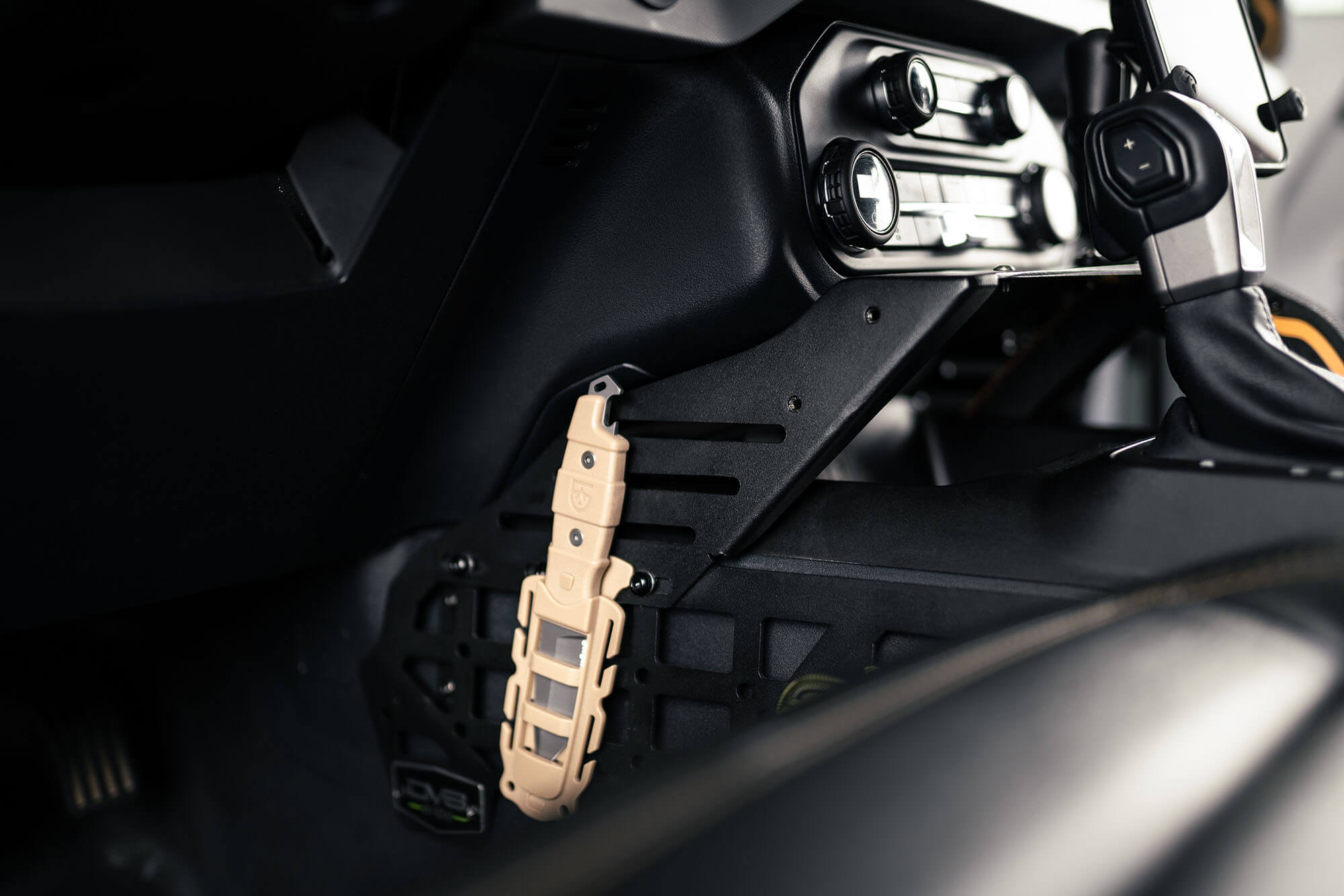 2021+ Ford Bronco Center Console Molle Panels and Bridge - Apollo Off-Road