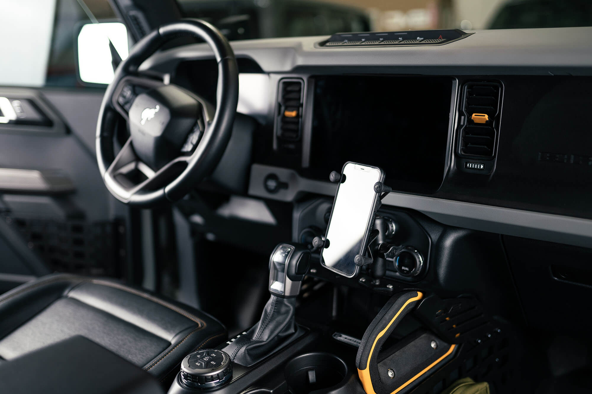 2021+ Ford Bronco Center Console Molle Panels and Bridge - Apollo Off-Road