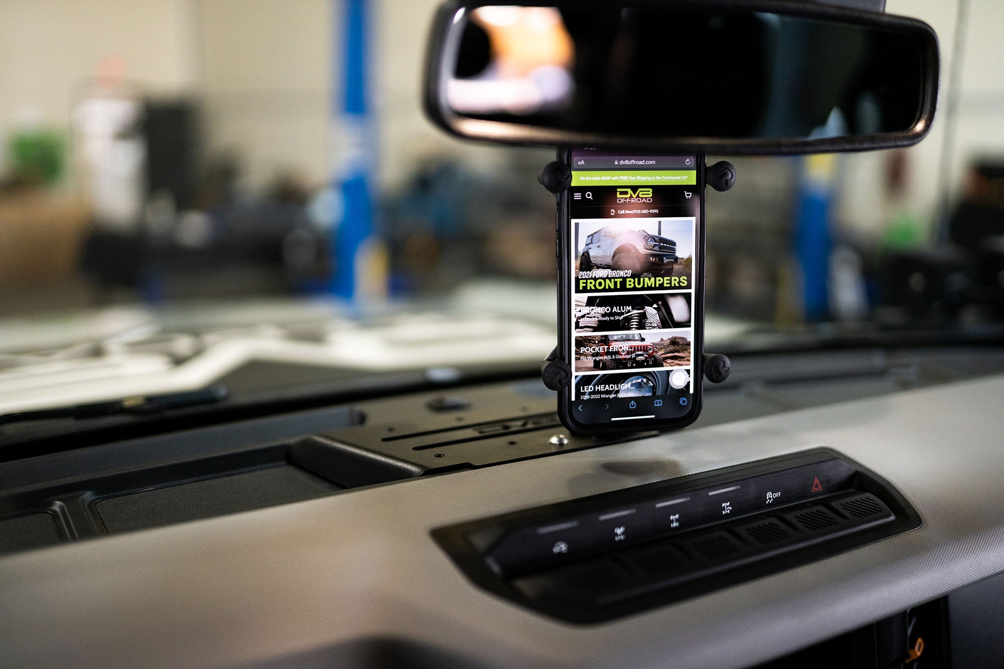 2021+ Ford Bronco Digital Device Dash Mount - Apollo Off-Road