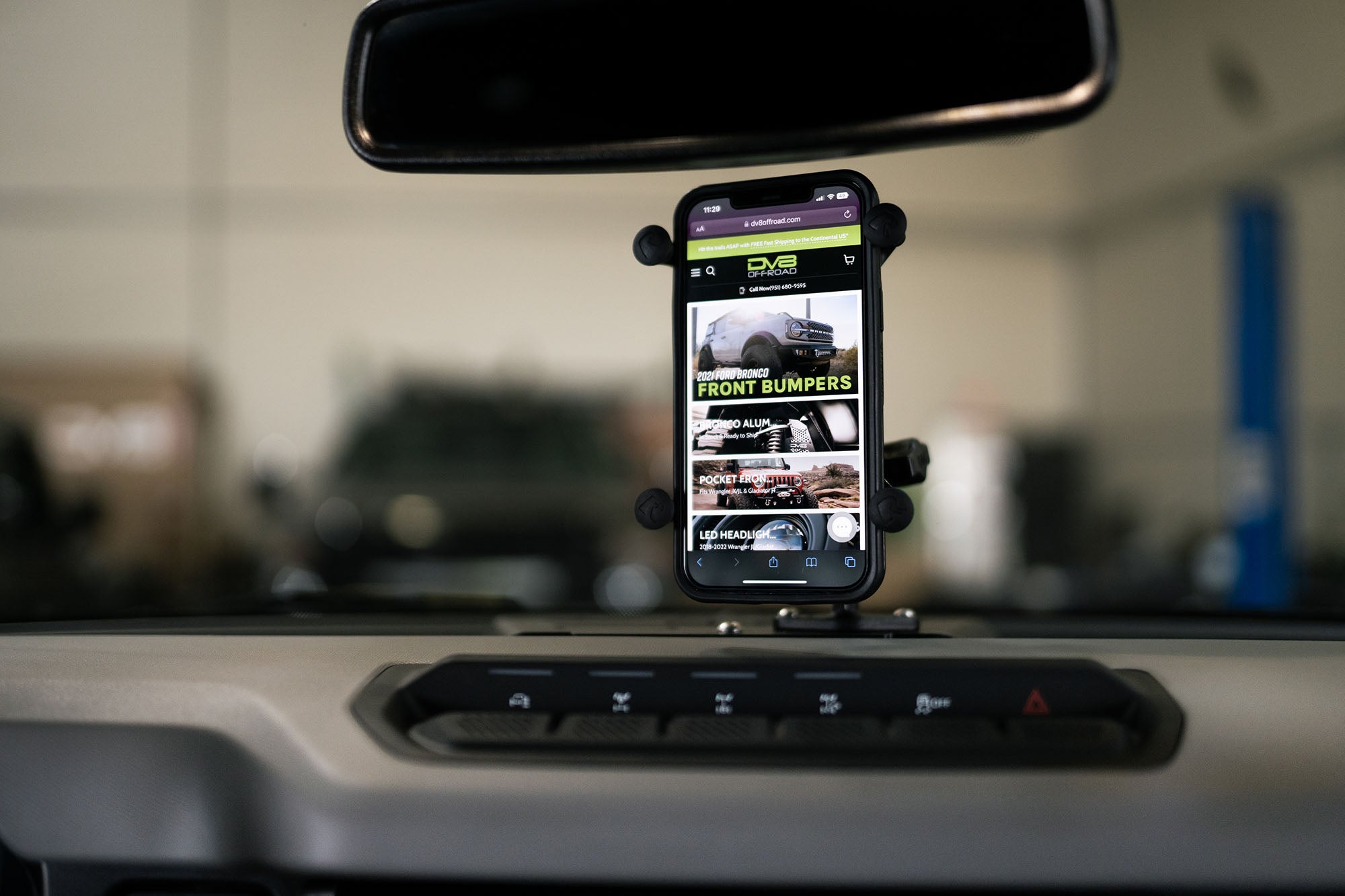 2021+ Ford Bronco Digital Device Dash Mount - Apollo Off-Road