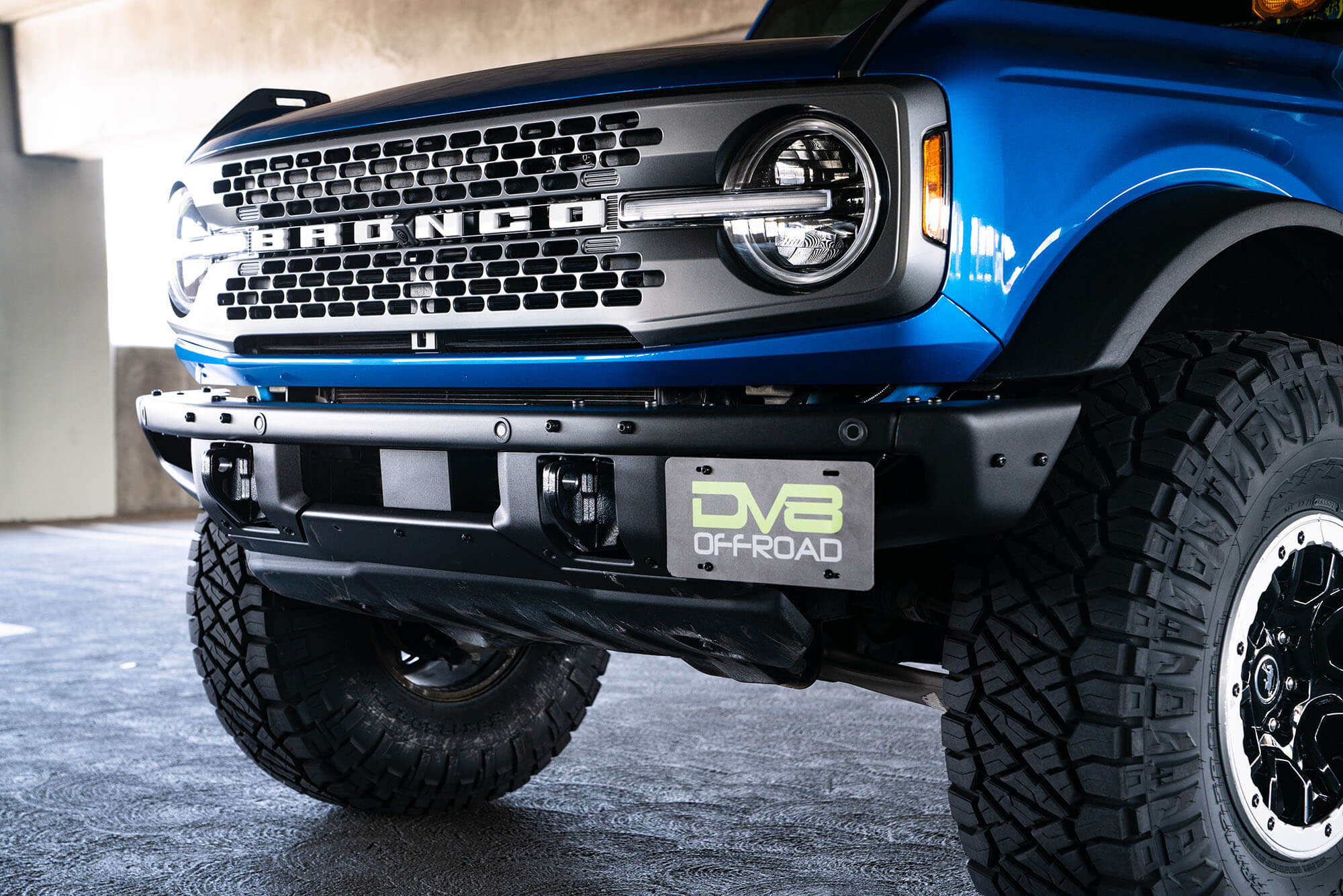 2021+ Ford Bronco Factory Front Bumper License Plate Relocation Bracket, Side - Apollo Off-Road