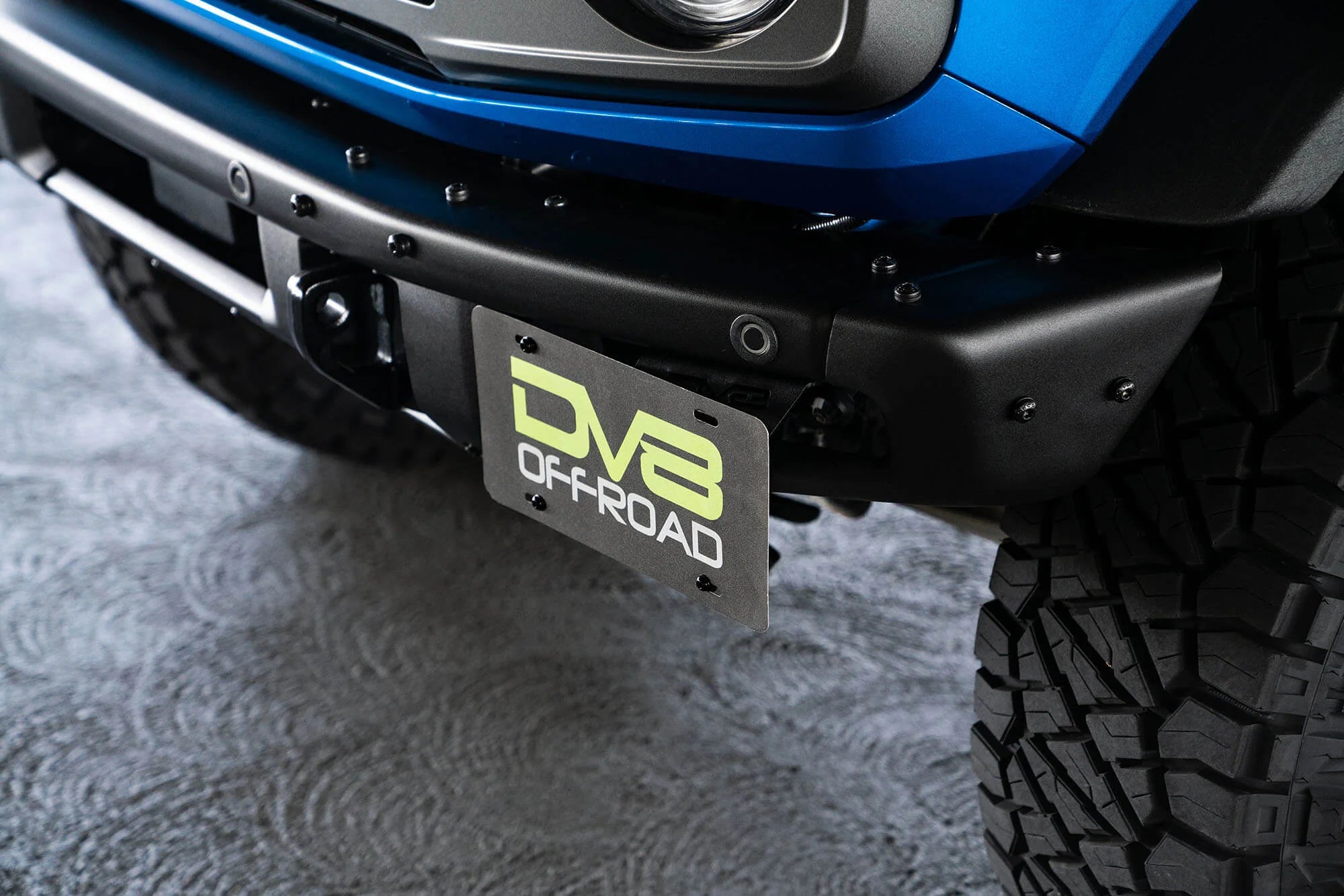 2021+ Ford Bronco Factory Front Bumper License Plate Relocation Bracket, Side - Apollo Off-Road
