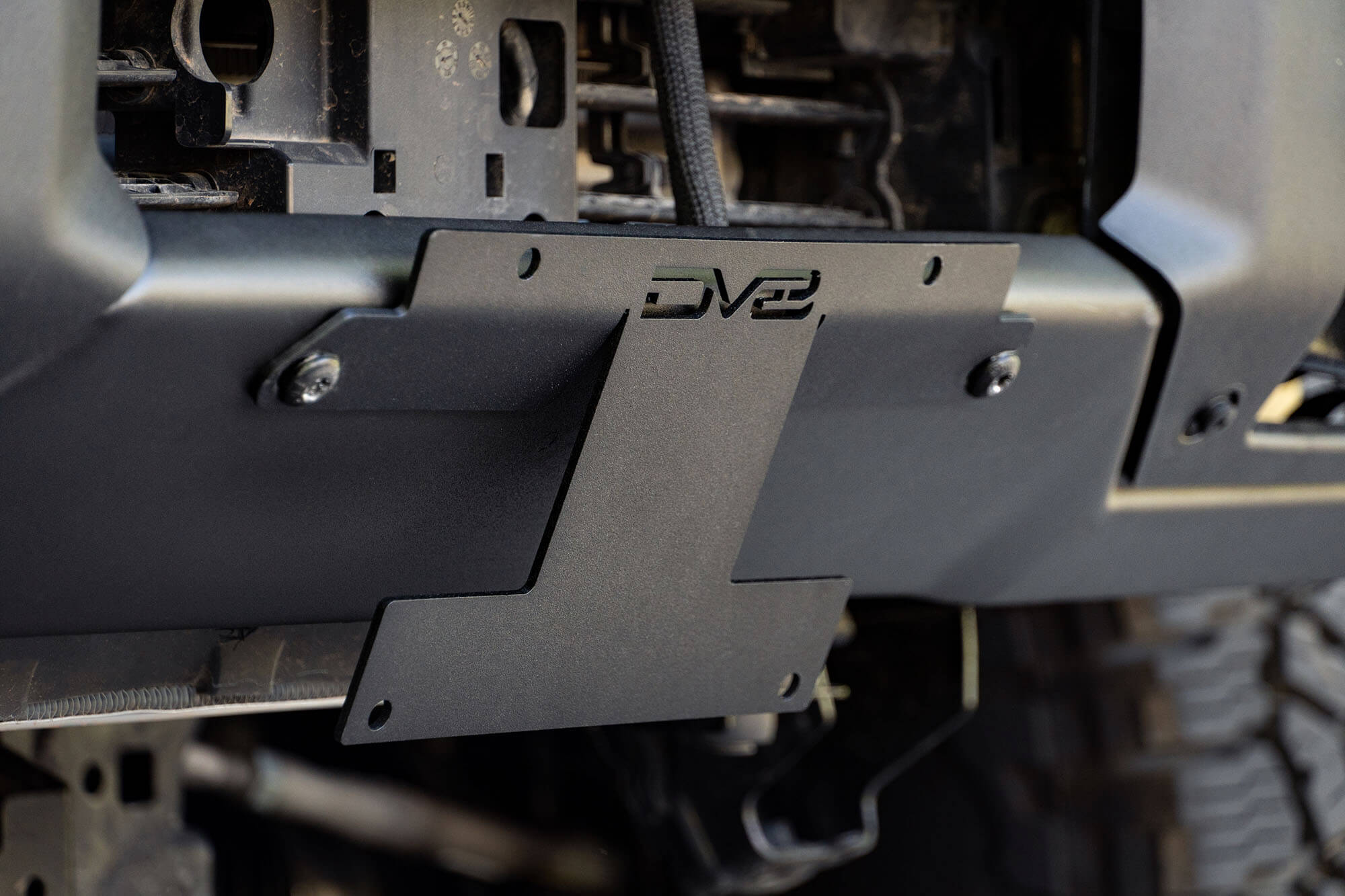 2021+ Ford Bronco Factory Front Bumper Relocation Bracket, Center - Apollo Off-Road