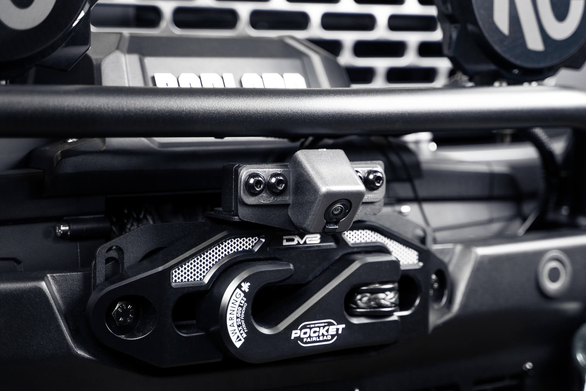 2021+ Ford Bronco Front Camera Relocation Bracket - Apollo Off-Road