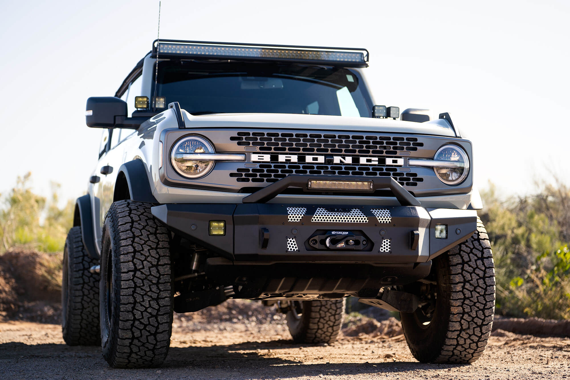 2021+ Ford Bronco MTO Series Winch Front Bumper - Apollo Off-Road