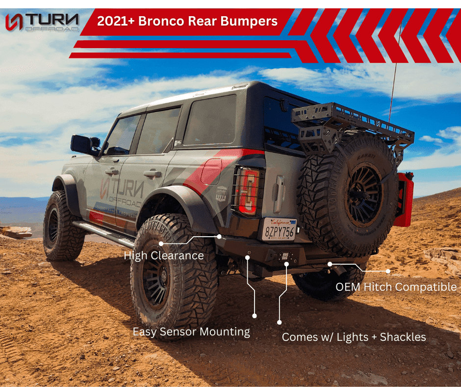 Zero Series Rear Bumper for Ford Bronco