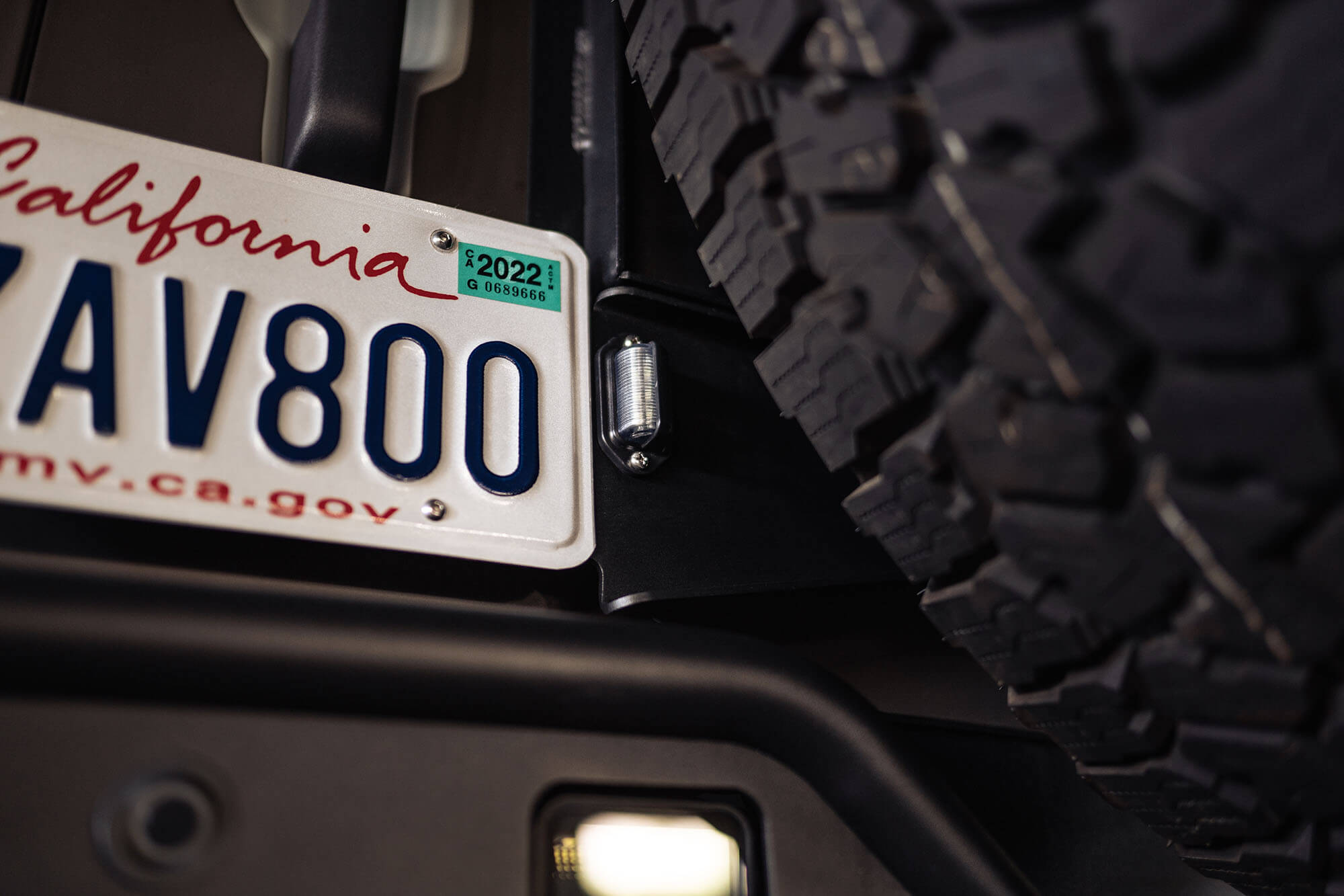 2021+ Ford Bronco Rear License Plate Relocation Bracket - Apollo Off-Road