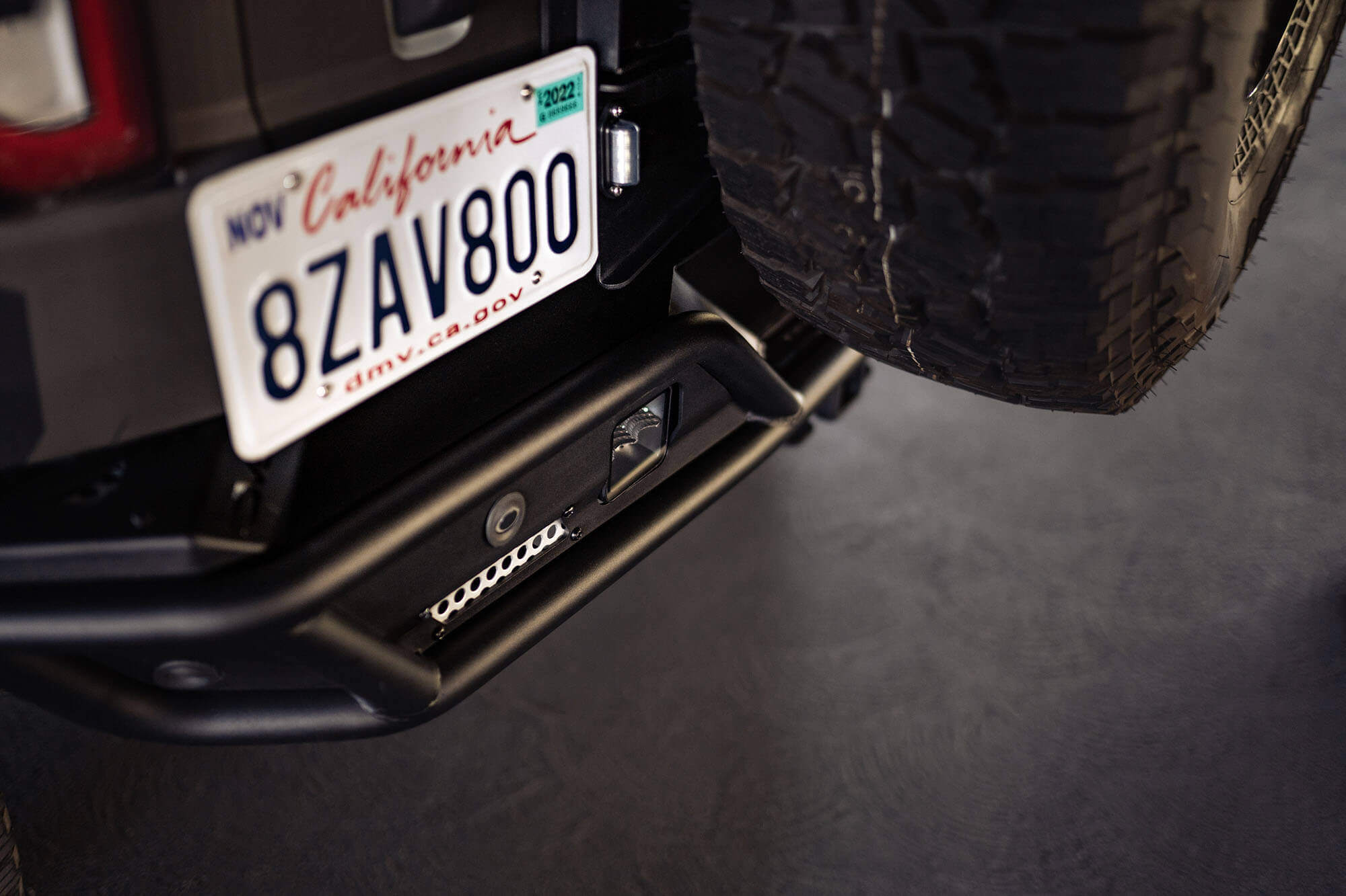 2021+ Ford Bronco Rear License Plate Relocation Bracket - Apollo Off-Road
