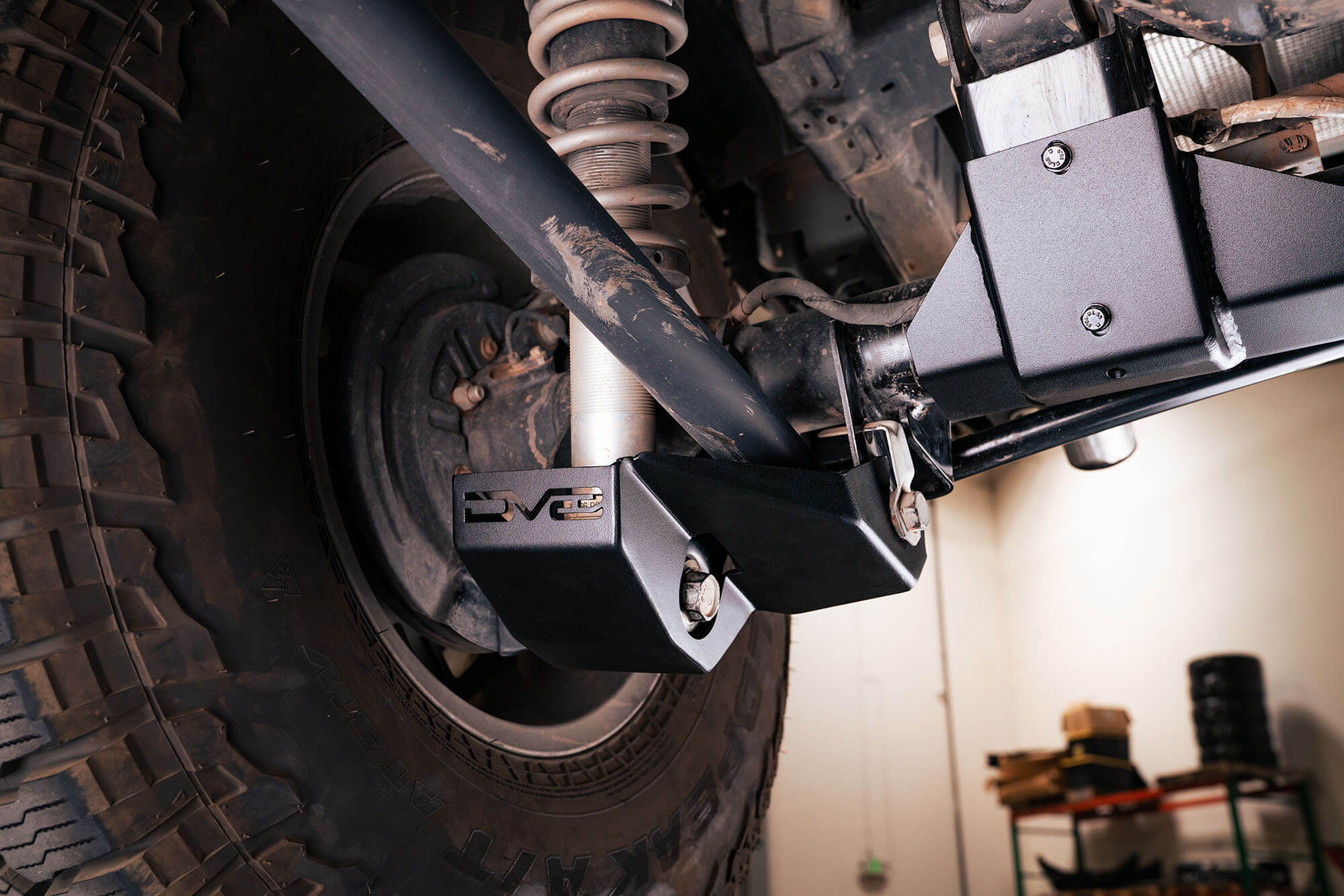 2021+ Ford Bronco Rear Shock Guard Skid Plate - Apollo Off-Road