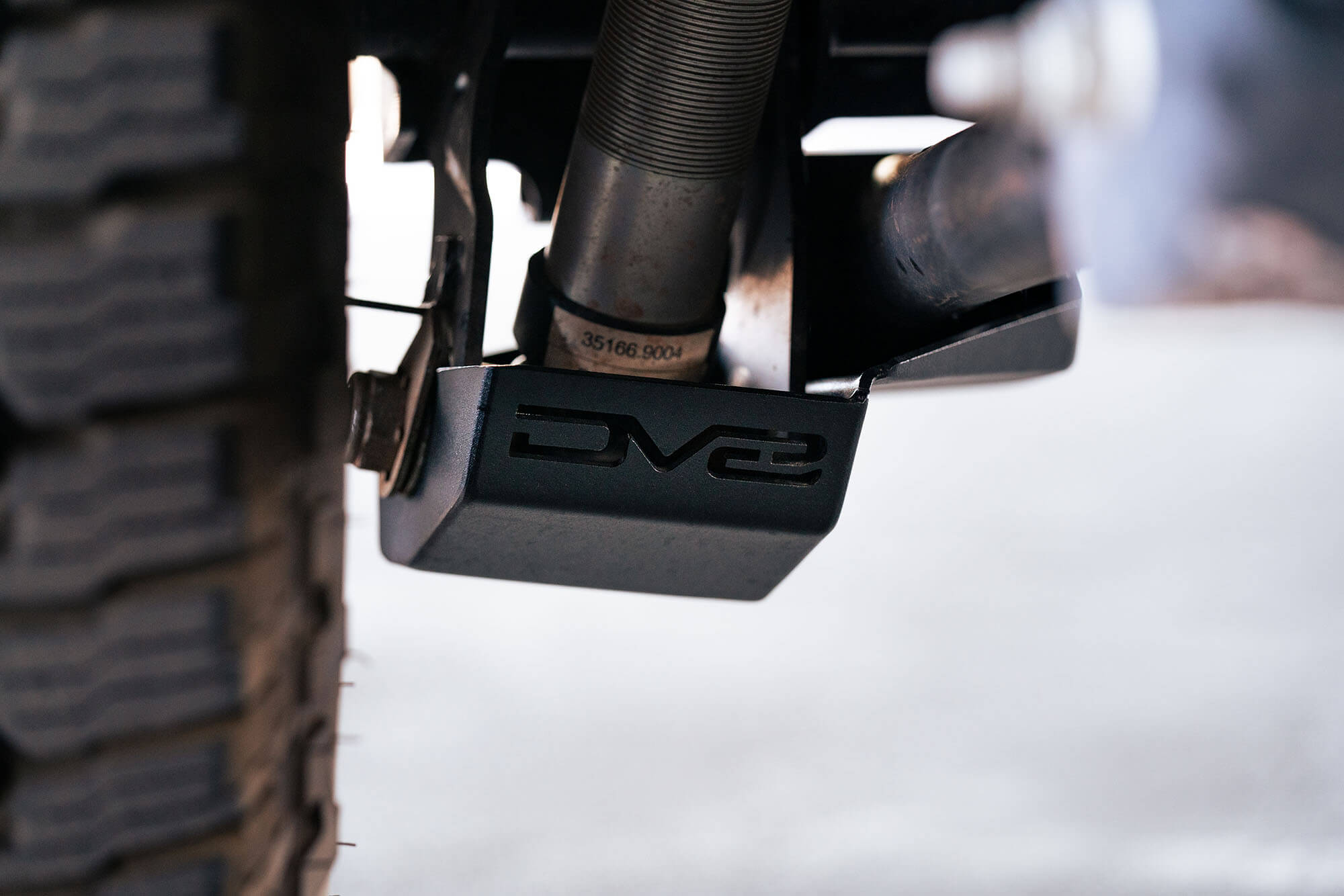 2021+ Ford Bronco Rear Shock Guard Skid Plate - Apollo Off-Road