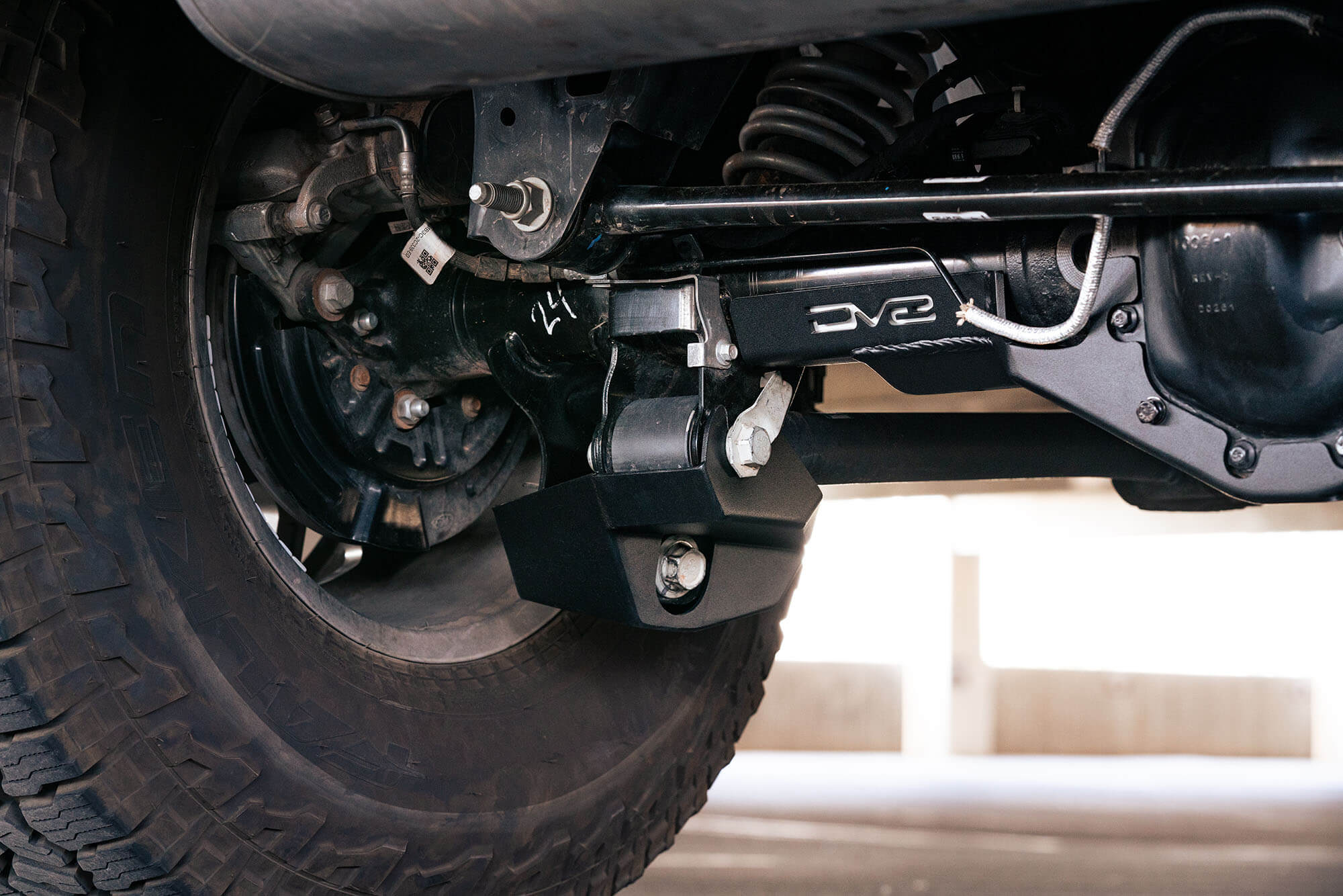 2021+ Ford Bronco Rear Shock Guard Skid Plate - Apollo Off-Road