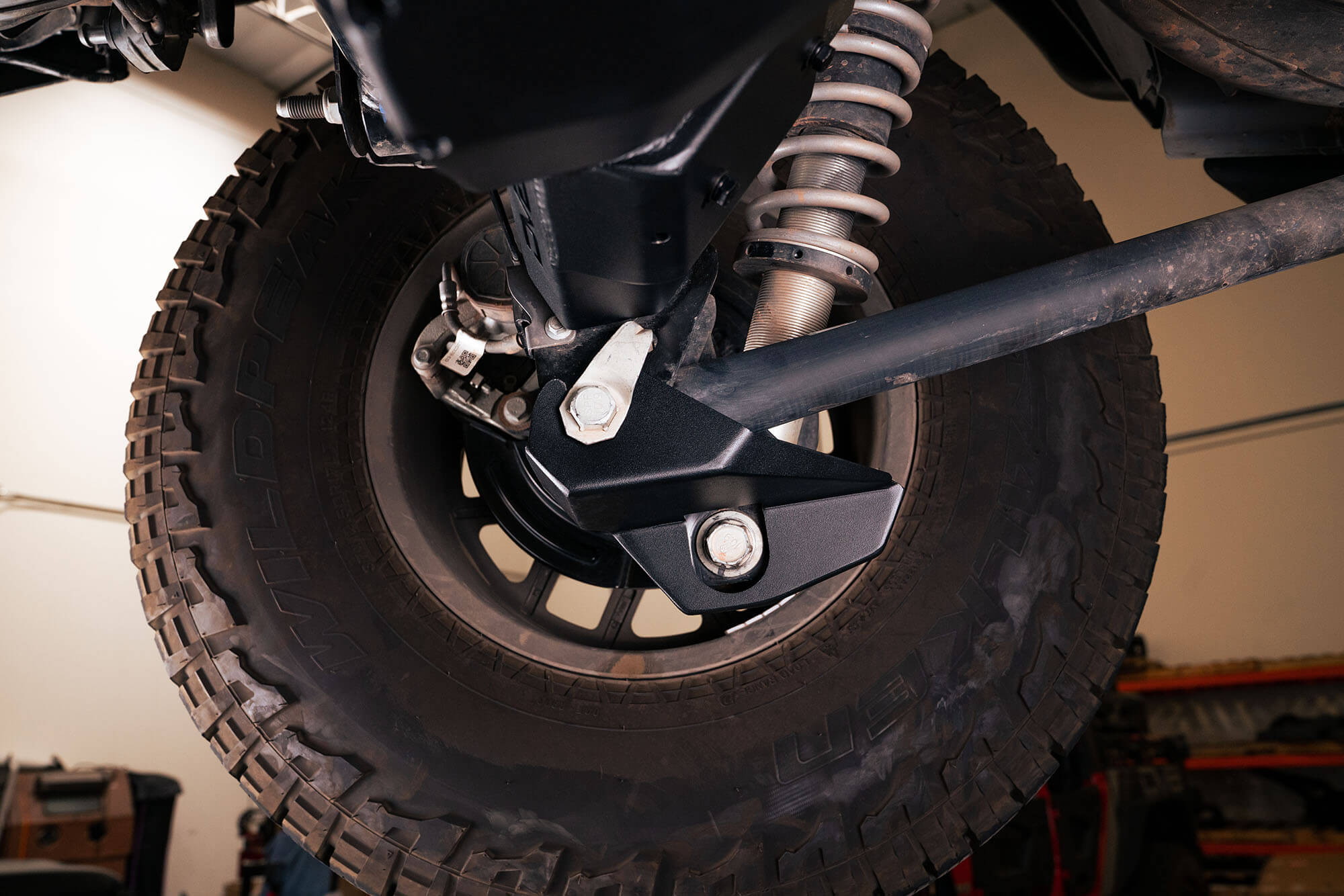 2021+ Ford Bronco Rear Shock Guard Skid Plate - Apollo Off-Road