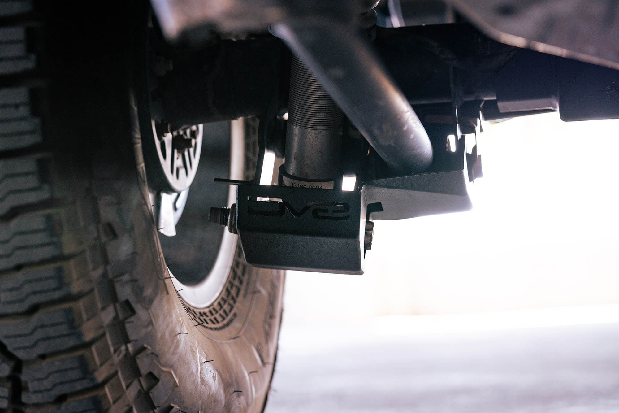 2021+ Ford Bronco Rear Shock Guard Skid Plate - Apollo Off-Road
