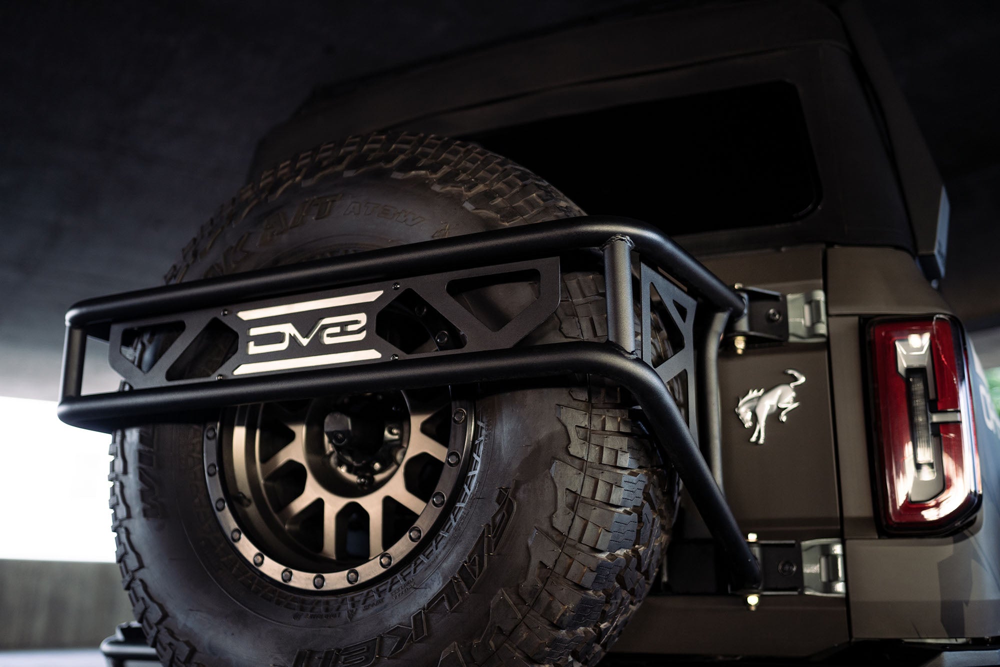 2021+ Ford Bronco Spare Tire Guard and Accessory Mount - Apollo Off-Road