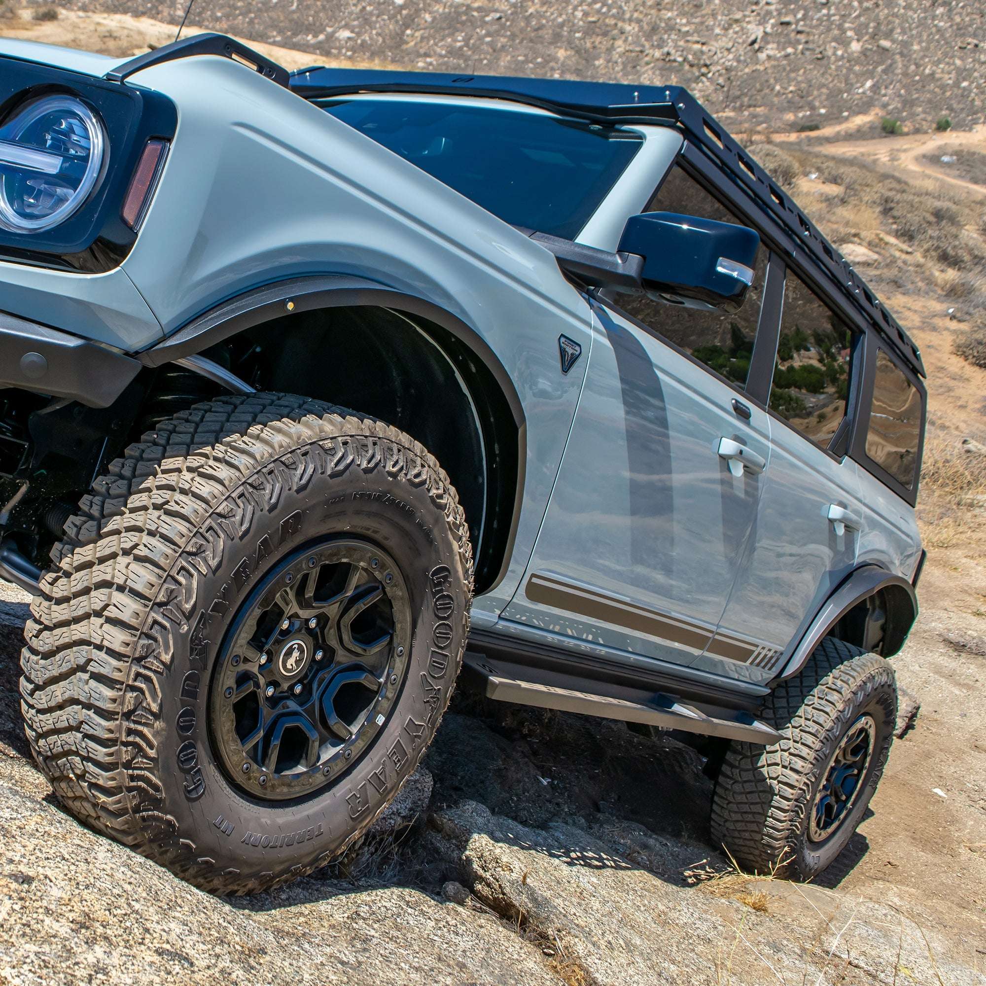 Steel Fender Flares Kit with Marker Lights for Ford Bronco