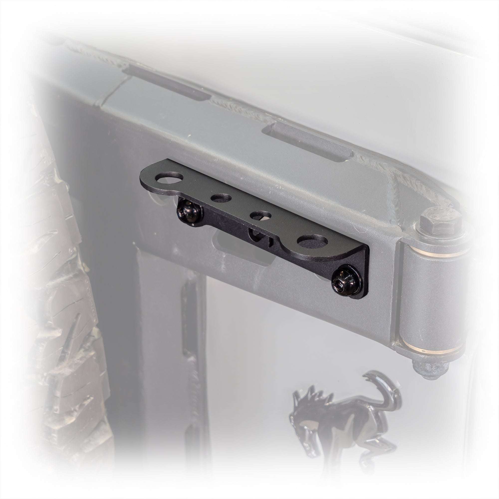 Tailgate Hinge Antenna and Whip Mount for Ford Bronco