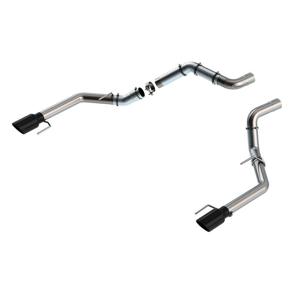 2021+ Ford F-150 Raptor / 2023+ Raptor R Tail Pipe Kit - Black Chrome - Apollo Off-Road
