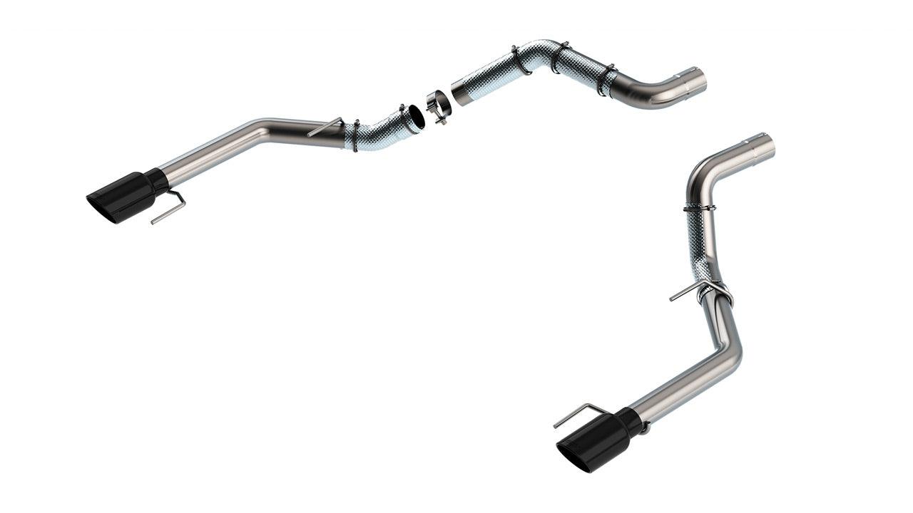 2021+ Ford F-150 Raptor / 2023+ Raptor R Tail Pipe Kit - Black Chrome - Apollo Off-Road