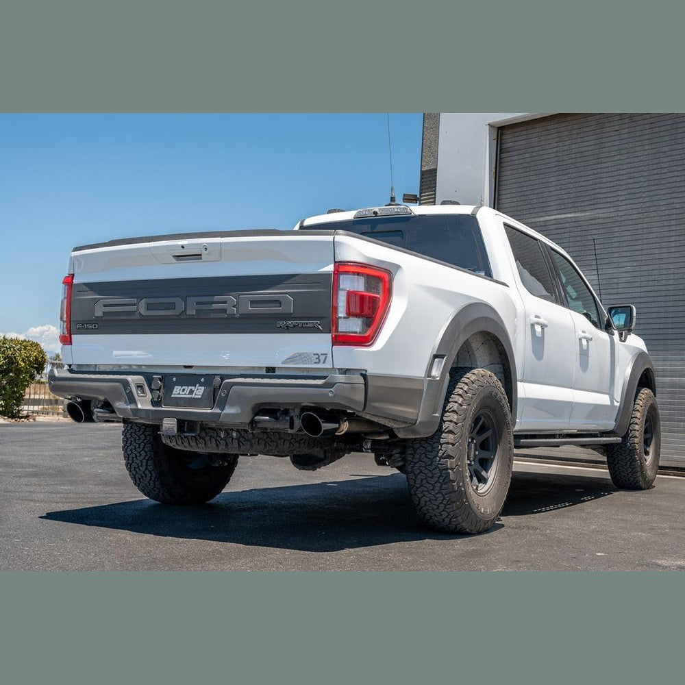 2021+ Ford F-150 Raptor / 2023+ Raptor R Tail Pipe Kit - Black Chrome