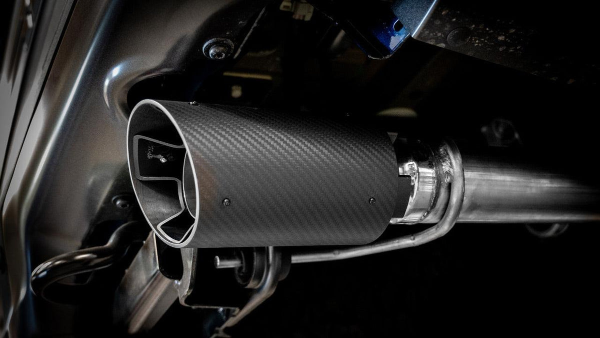 2021+ Ford F-150 Raptor / 2023+ Raptor R Tail Pipe Kit - Carbon Fiber - Apollo Off-Road