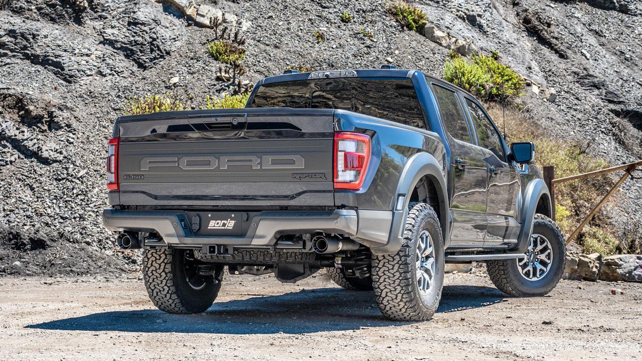 2021+ Ford F-150 Raptor / 2023+ Raptor R Tail Pipe Kit - Carbon Fiber - Apollo Off-Road