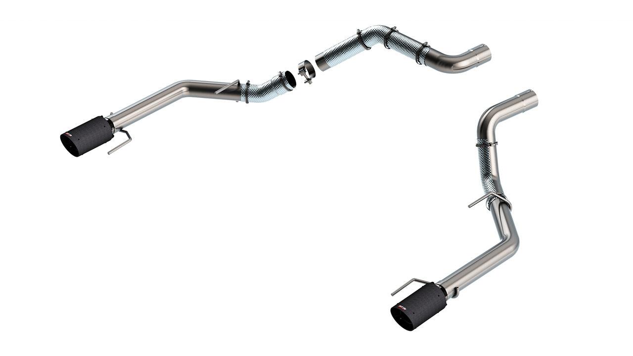 2021+ Ford F-150 Raptor / 2023+ Raptor R Tail Pipe Kit - Carbon Fiber - Apollo Off-Road