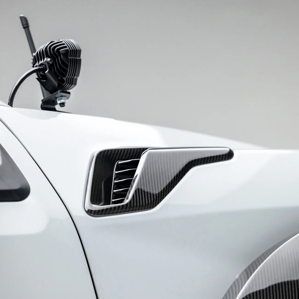 2021+ Ford F-150 Raptor & Raptor R Carbon Fiber Fender Side Vents - Apollo Off-Road