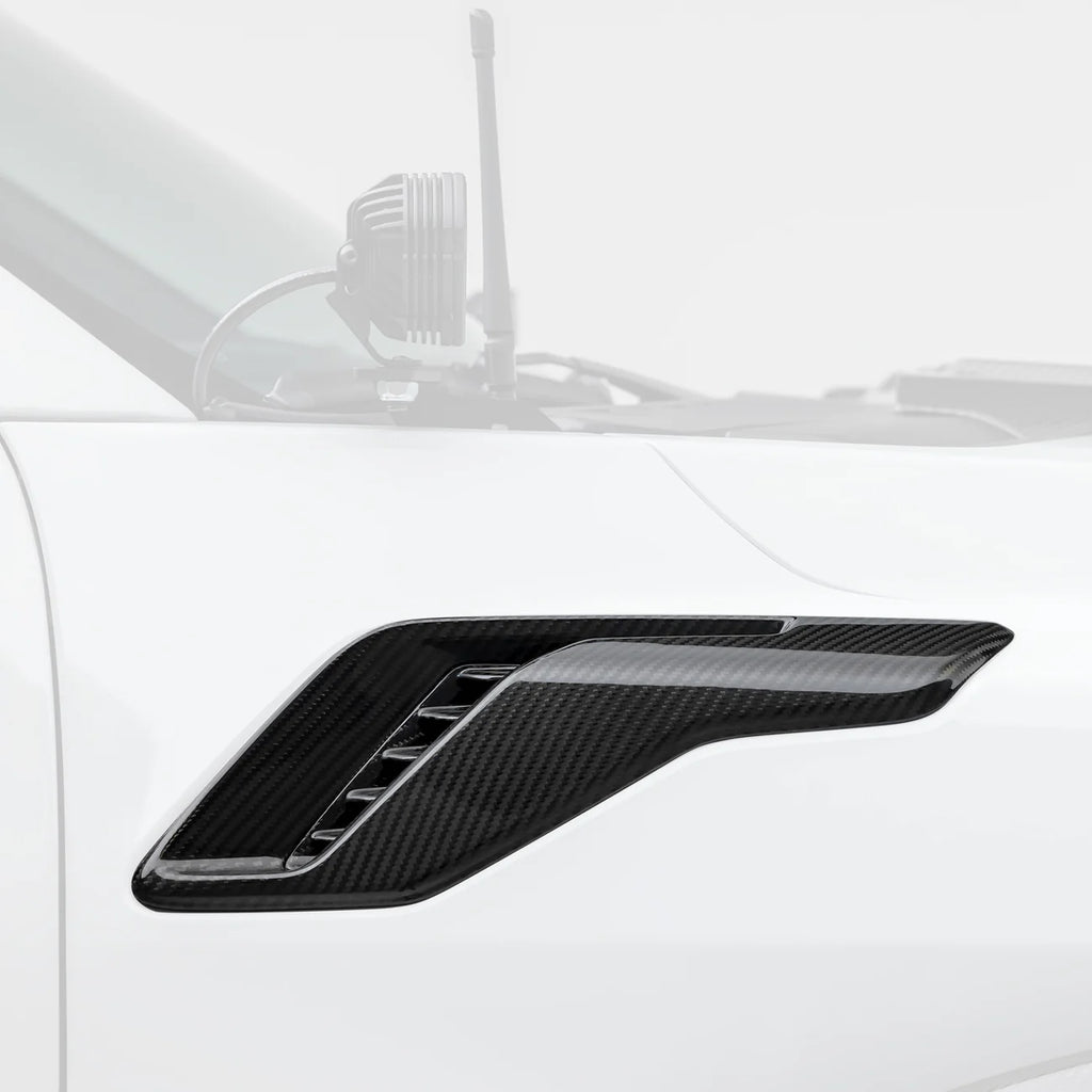 2021+ Ford F-150 Raptor & Raptor R Carbon Fiber Fender Side Vents - Apollo Off-Road